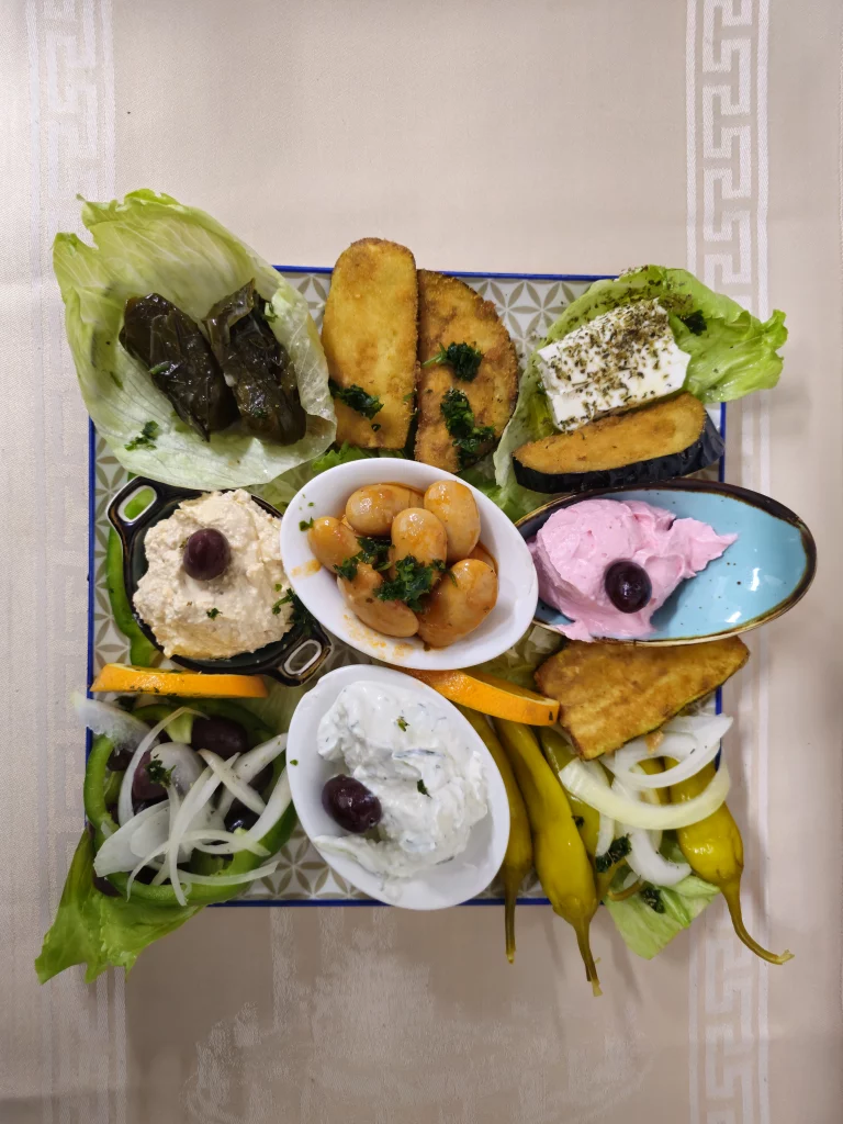 Taverna Meteora Mainz Kastel Pikilia Vorspeisenplatte